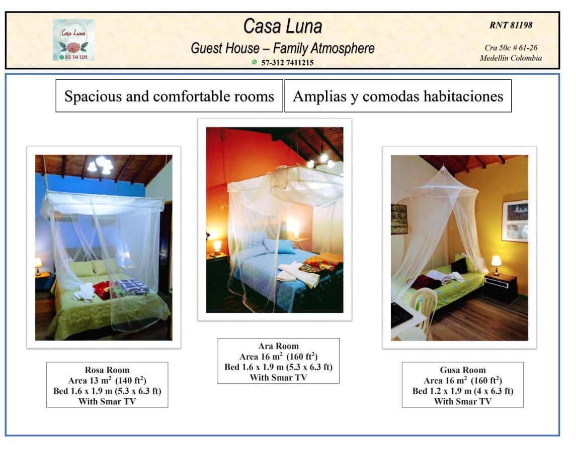 Casa LuNa -Estratégica Ubicación- Medellín Exterior foto